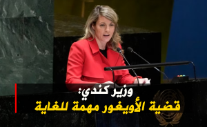 وزير كندي: قضية الأويغور مهمة للغاية