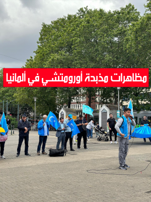 مظاهرات مذبحة أورومتشي في ألمانيا