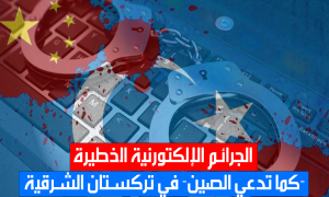 الجرائم الإلكتورنية الخطيرة -كما تدعي الصين- في تركستان الشرقية