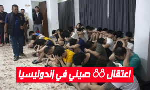اعتقال 88 صيني في إندونيسيا