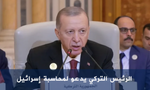 الرئيس التركي يدعو لمحاسبة إسرائيل