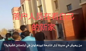 من يعيش في مدينة آرال التابعة لبينغتوان في تركستان الشرقية؟