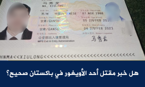 هل خبر مقتل أحد الأويغور في باكستان صحيح؟