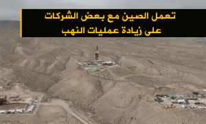 تعمل الصين مع بعض الشركات على زيادة عمليات النهب
