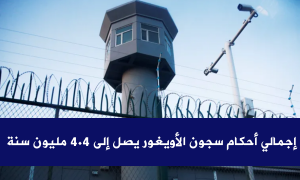 إجمالي أحكام سجون الأويغور يصل إلى 4.4 مليون سنة