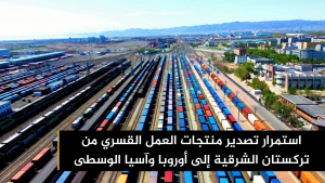 استمرار تصدير منتجات العمل القسري من تركستان الشرقية إلى أوروبا وآسيا الوسطى