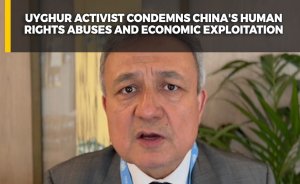 Uyghur activist condemns China's human rights abuses and economic exploitation