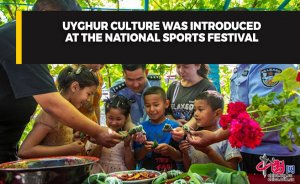 Uyghur culture was introduced at the national sports festival
