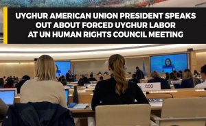 Uyghur American Union President Speaks Out About Forced Uyghur Labor at UN Human Rights Council Meeting