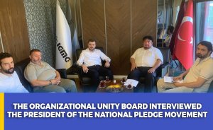 The Organizational Unity Board interviewed the President of the National Pledge Movement