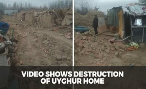 Video shows destruction of Uyghur home