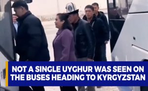 Not a single Uyghur was seen on the buses heading to Kyrgyzstan