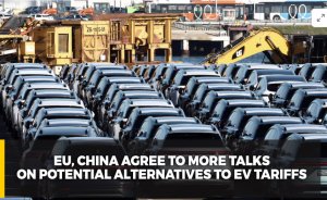 EU, China agree to more talks on potential alternatives to EV tariffs