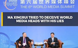 Ma Xingrui tried to deceive world media leaders with his lies