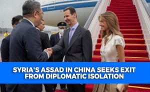 Syria's Assad in China, seeks exit from diplomatic isolation