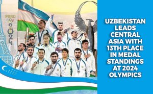 Uzbekistan leads Central Asia with 13th place in medal standings at 2024 Olympics