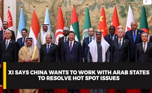 Xi says China wants to work with Arab states to resolve hot spot issues