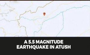 A 5.5 magnitude earthquake in Atush