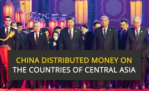 China distributed money on the countries of Central Asia