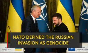 NATO defined the Russian invasion as genocide