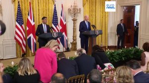 UK and US hail 'Atlantic declaration' to counter Russia and China