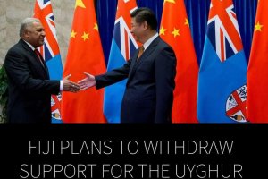 Fiji plans to withdraw support for the Uyghurs