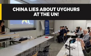 China lies about Uyghurs at the UN!