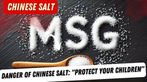 Danger of Chinese salt: 