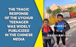 The tragic response of the Uyghur teenager was widely publicized in the Chinese media