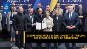 Europe announces establishment of tribunal for Russia's crimes of aggression
