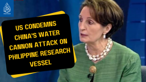 US Condemns China's Water Cannon Attack on Philippine Research Vessel