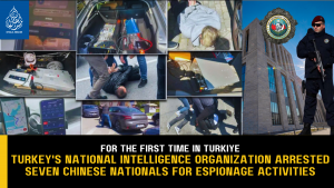 For the first time in Türkiye Turkey's National Intelligence Organization arrested seven Chinese nationals for espionage activities