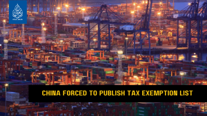 China forced to publish tax exemption list