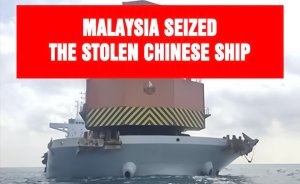 Malaysia seized the stolen Chinese ship
