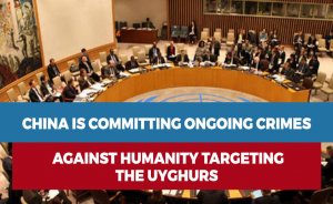 China is committing ongoing crimes against humanity targeting the Uyghurs.
