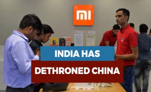 India has dethroned China