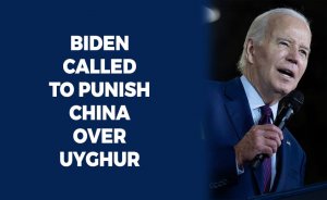 Biden called to punish China over Uyghur issue