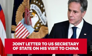 Joint Letter to US Secretary of State on His Visit to China