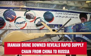Iranian drone downed reveals rapid supply chain from China to Russia