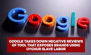 Google takes down negative reviews of tool that exposes brands using Uyghur slave labor