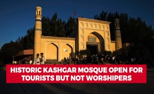 Historic Kashgar mosque open for tourists, but not worshipers