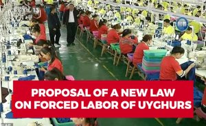 Proposal of a new law on forced labor of Uyghurs