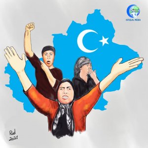 In Chinese detention centers in East Turkistan