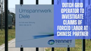 Dutch grid operator to investigate claims of forced labor at Chinese partner