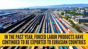 In the past year, forced labor products have continued to be exported to Eurasian countries