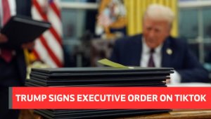 Trump signs executive order on TikTok