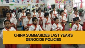 China summarizes last year's genocide policies
