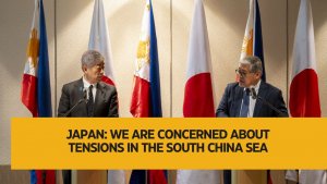 Japan: We are concerned about tensions in the South China Sea