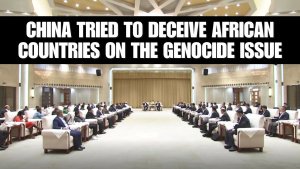 China tried to deceive African countries on the genocide issue