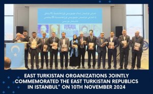 East Turkistan Organizations Jointly Commemorated the East Turkistan Republics in Istanbul” on 10th November 2024